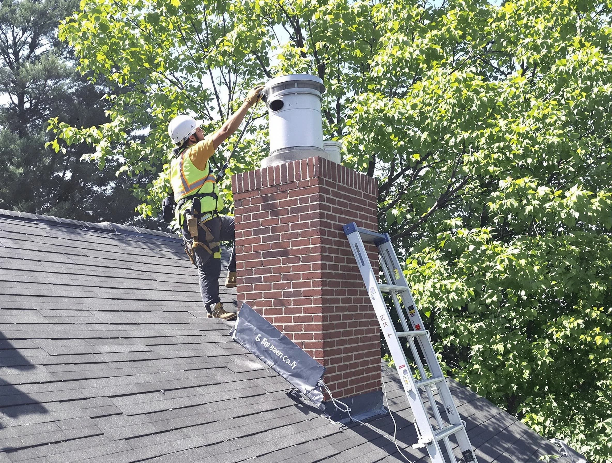 Chimney liner inspection by East Point Chimney Sweep in East Point, GA