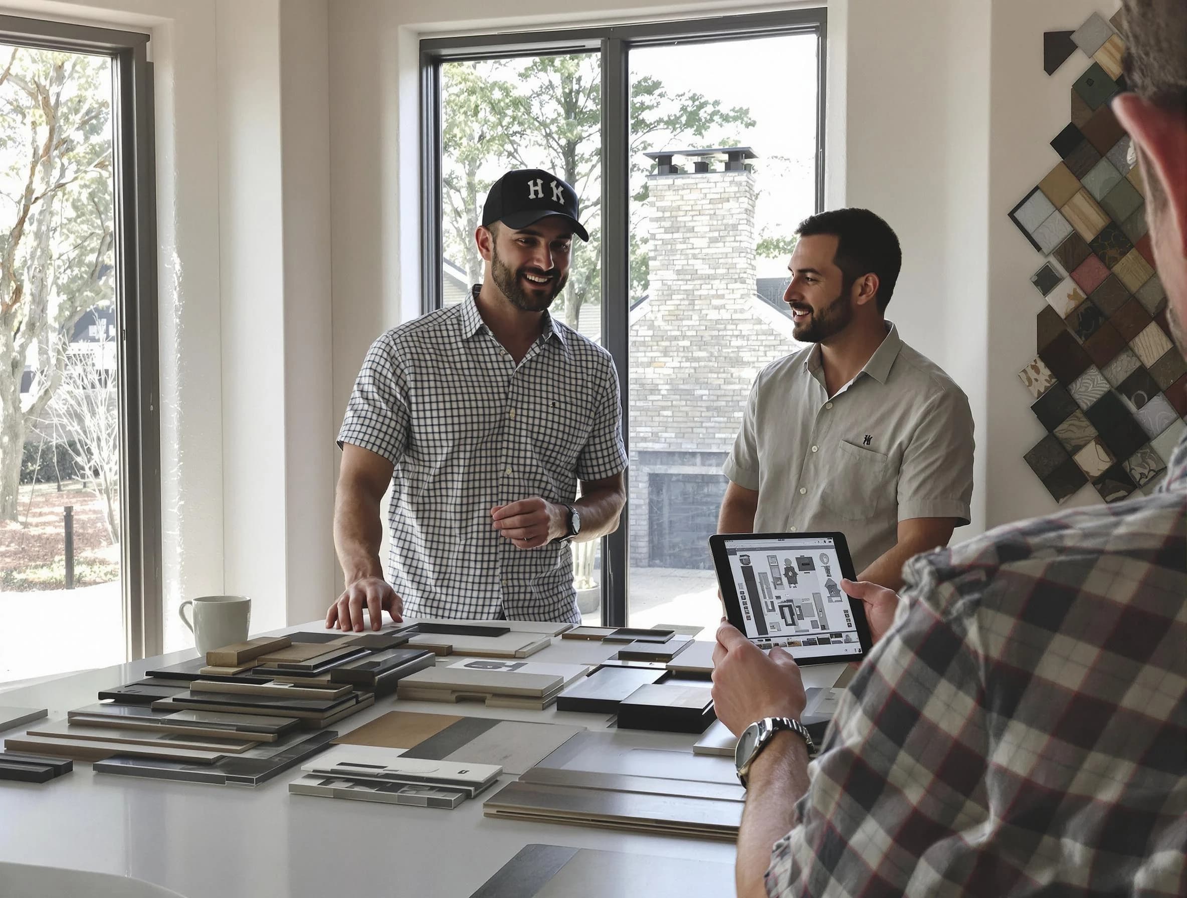 East Point Chimney Sweep remodeling a chimney and fireplace in East Point, GA