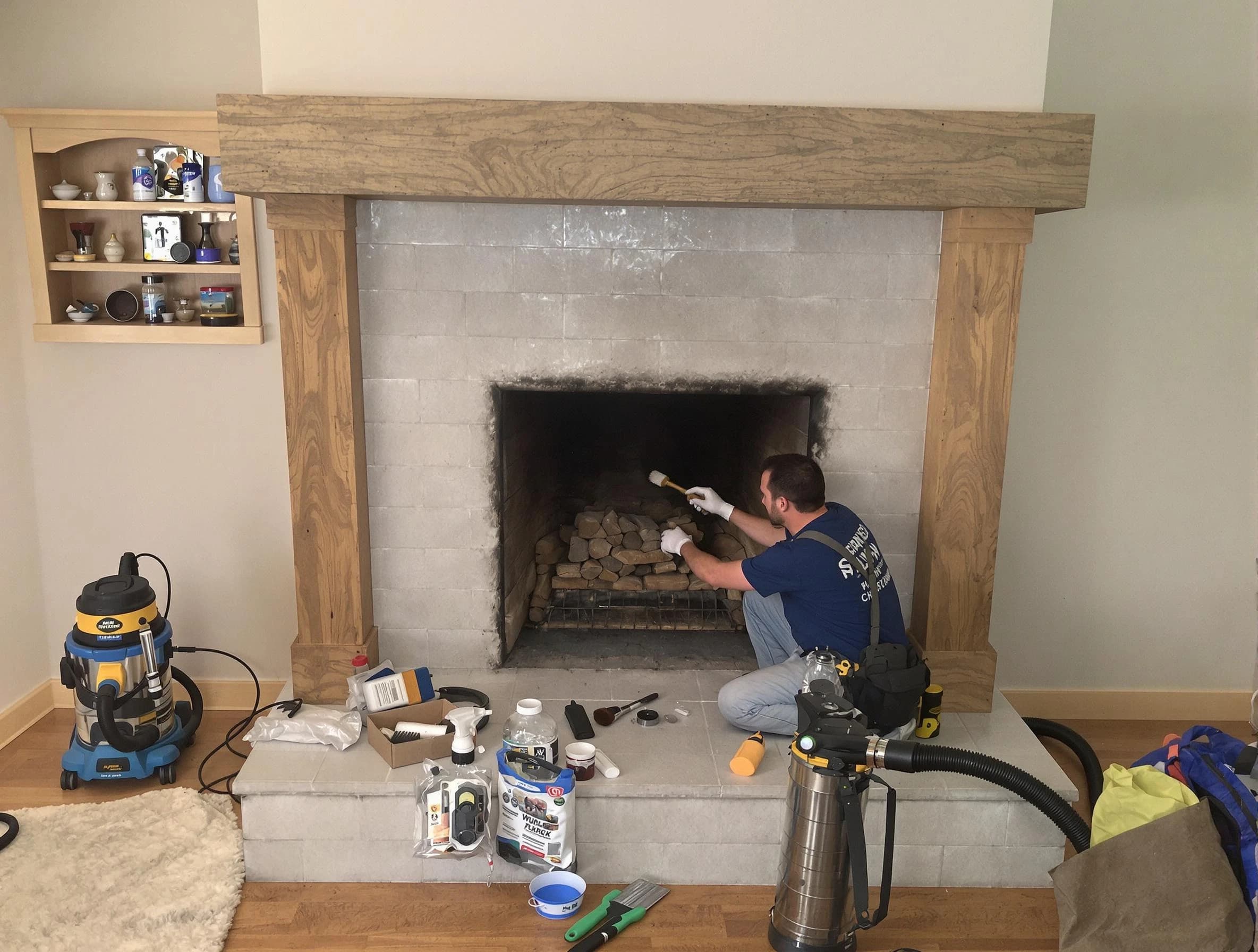 Detailed creosote removal process by East Point Chimney Sweep in East Point, GA