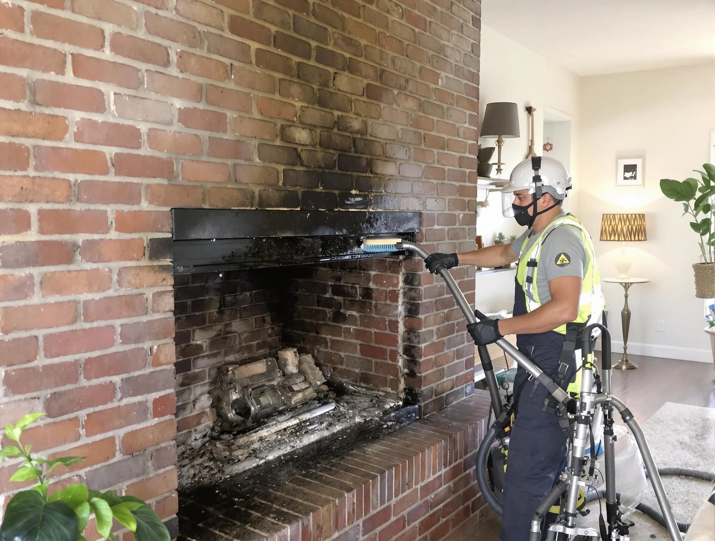 East Point Chimney Sweep providing fireplace cleaning services in East Point, GA