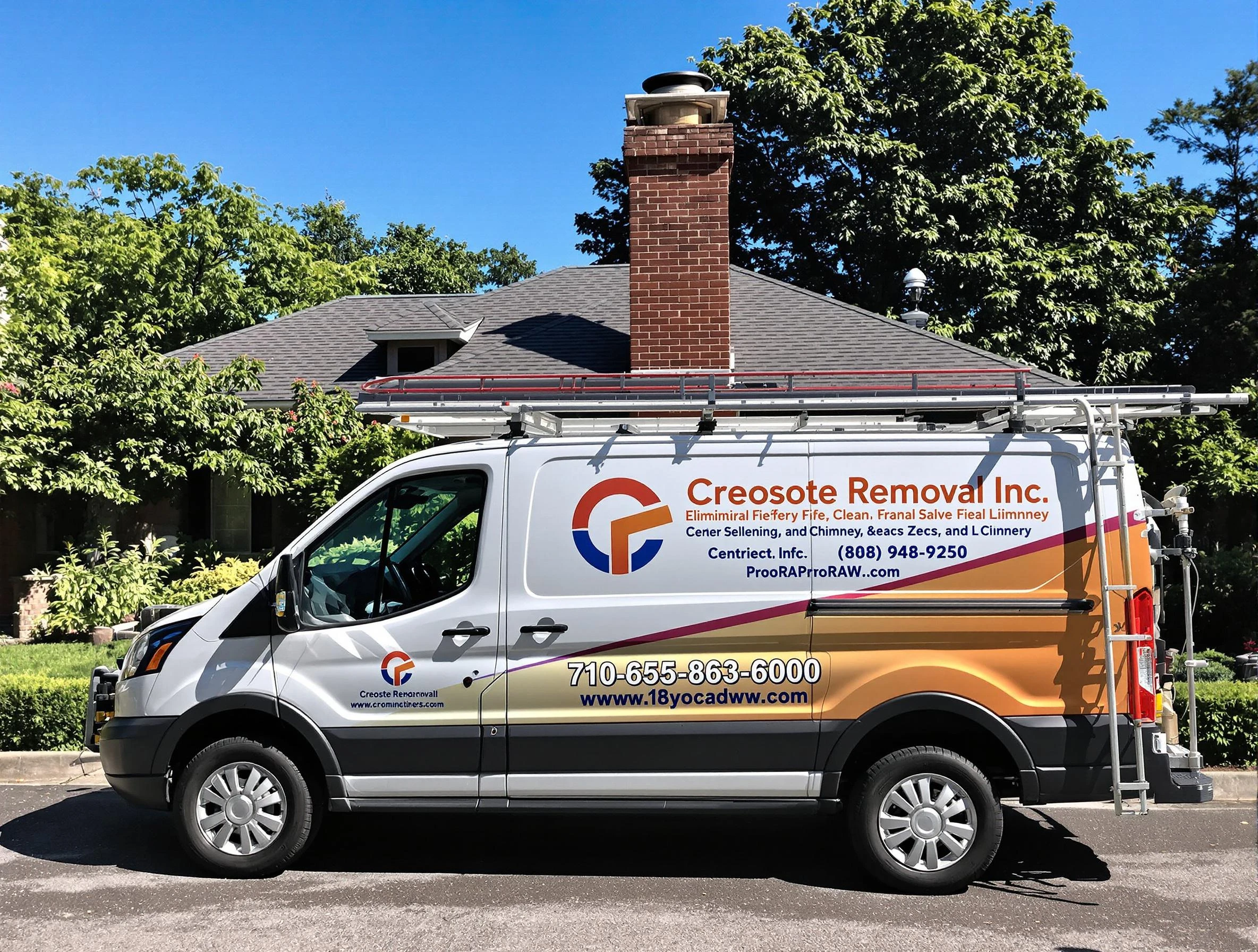 East Point Chimney Sweep technician removing creosote safely in East Point, GA